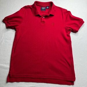 Chaps‎ Men Red Custom Fit Polo Size M